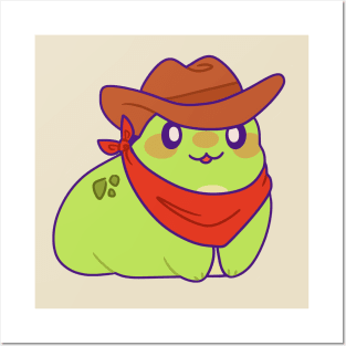 Cowboy Frog Posters and Art